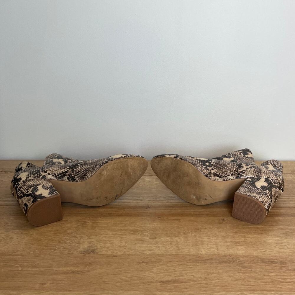 Steve Madden Womens Rookie Snake Python Print Boo… - image 7